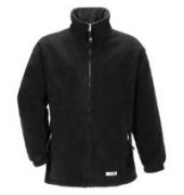 Fleecejacke Stream, Fleece, schwarz/anthrazit, Größe L