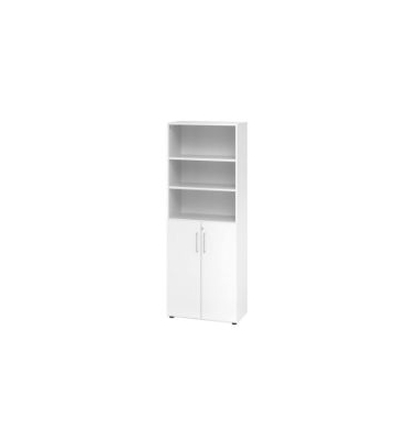 Schrank Hammerbach V968T6, 6 Ordnerhöhen, weissahorn Schrank