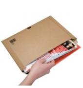 Versandtaschen CP015.07, Sonderformat, ohne Fenster, selbstklebend, braun