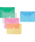 Dokumententasche - 40102-04, A5 quer, transparent farblos, Polypropylen (PP), Klettverschluss
