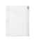 Gleitverschlusstasche PVC mit Eurolochung 156/140x210mm transparent