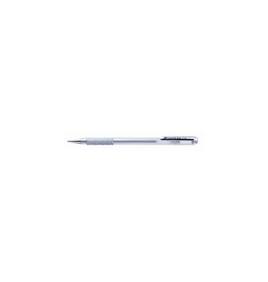 Gelschreiber Pentel Hybrid Komfort K118, Strichstärke: 0,4mm, silber