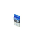 Schriftband P-Touch,12mm, 7,7 m farblos  blau, laminiert