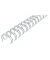 Drahtbinder&uuml;cken WireBind Nr. 4 RG810497, 3:1, 34 Ringe auf A4, silber, 6mm