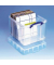 Aufbewahrungsbox 35l XL clear, 35 Liter mit Deckel, außen 480x390x345mm, Kunststoff transparent