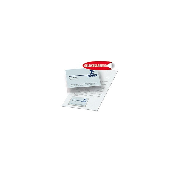 5701193013758 - Visitenkartentaschen 10111 95 x 60mm selbstklebend transparen