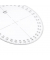 Kunststoff-Winkelmesser 360°- Vollkreis 1512/5 transparent Ø 12cm
