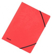 Eckspanner Esselte 44204, A4, aus Karton, Fassungsvermögen: 250 Bl., rot
