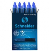 Tintenrollerpatrone Schneider 185403, One Change, 0,6 mm, blau