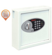 Tresor KS0031E 30 Schlüssel weiß mit Elektronikschloss 