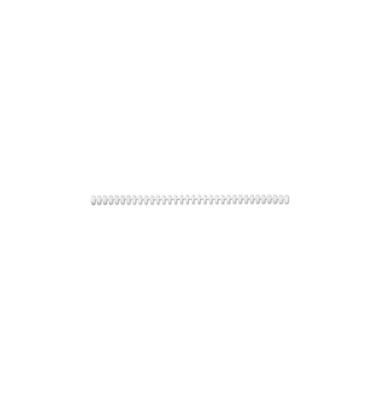 Plastikbinderücken GBC 387340E, A4, 34 Ringe, Rückenbreite: 16mm, weiß, 50 St