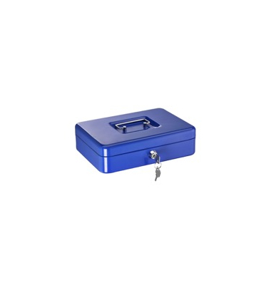 Geldkassette Alco 842-15, Maße: 255 x 200 x 90mm, blau