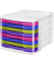 Schubladenbox CEP 1003980811, Happy, 8 Schubladen, stapelbar, sortiert