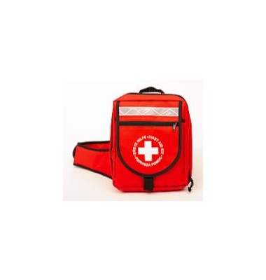 23013 Erste Hilfe Notfallrucksack, Füllung nach DIN 13160, rot  Erste-Hilfe-Notfallrucksack