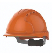 Schutzhelm EVO3 AJF170, aus HDPE, Drehverschluss, belüftet, orange