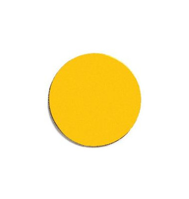 Magnetsymbol Kreis 20mm Gelb