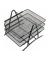 Briefkorb Helit Mesh H2518295, stabelbar, Maße: 290 x 245 x 340 mm, schwarz