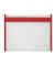 Reißverschlusstasche Veloflex 4354020, DIN A4, rot