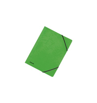 Eckspanner Esselte 44202, A4, aus Karton, Fassungsvermögen: 250 Bl., grün