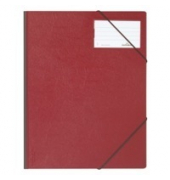 Eckspanner Durable 2320, A4, aus PP, Fassungsvermögen:, rot