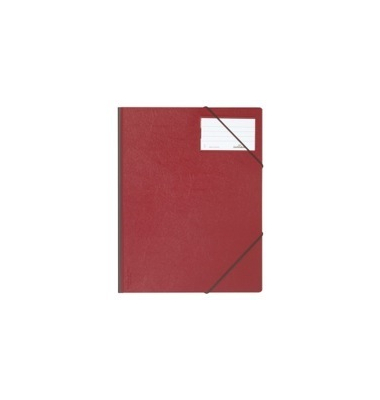 Eckspanner Durable 2320, A4, aus PP, Fassungsvermögen:, rot