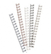 Drahtbinderücken GBC IB165429, A4, 21 Ringe, Rückenbreite: 14mm, schwarz