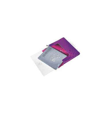 Ablagebox Leitz 4629 WOW, PP, Rückenbreite: 30mm, A4, violett