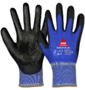 Montagehandschuhe Padua Blue, Polyurethan, blau/schwarz, Gr&ouml;&szlig;e 8 / M