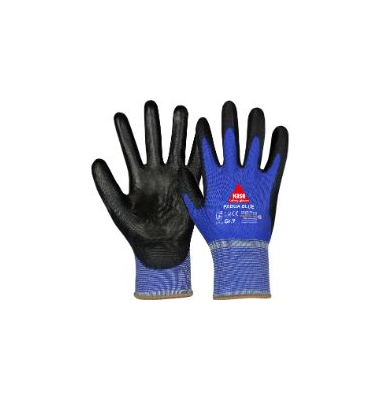 Montagehandschuhe Padua Blue, Polyurethan, blau/schwarz, Gr&ouml;&szlig;e 9 / L