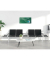 SIGEL Glas-Magnettafel artverum 91,0 x 46,0 cm Design Palm Leaf matt