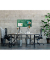 SIGEL Glas-Magnettafel artverum 91,0 x 46,0 cm Design Palm Leaf matt