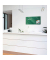 SIGEL Glas-Magnettafel artverum 91,0 x 46,0 cm Design Palm Leaf matt