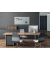 Glas-Magnetboard artverum, GL361, 91x46cm, Tempered Glas, Rückseite Metall