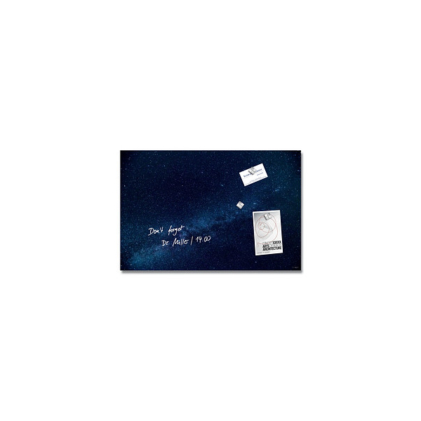 2 Stück Sigel Glas-Magnetboard artverum, GL283, 60x40cm, Tempered Glas, Rückseite Metall 4004360792588 Sigel