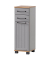 MÖBELPARTNER Badschrank Jelda 154217 platingrau, eiche-landhaus 30,3 x 32,6 x 88,1 cm