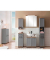 MÖBELPARTNER Badschrank Jelda 154217 platingrau, eiche-landhaus 30,3 x 32,6 x 88,1 cm
