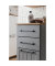 MÖBELPARTNER Badschrank Jelda 154217 platingrau, eiche-landhaus 30,3 x 32,6 x 88,1 cm