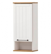 Bad-Hängeschrank Jelda 154139 eiche landhaus, weiß 30,3 x 32,6 x 180,9 cm