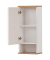 MÖBELPARTNER Bad-Hängeschrank Jelda 154139 eiche landhaus, weiß 30,3 x 32,6 x 180,9 cm
