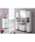 MÖBELPARTNER Bad-Hängeschrank Jelda 154139 eiche landhaus, weiß 30,3 x 32,6 x 180,9 cm