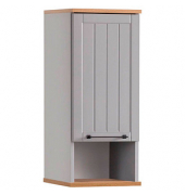 MÖBELPARTNER Bad-Hängeschrank Jelda 154165 platingrau, eiche-landhaus 30,3 x 32,6 x 180,9 cm
