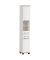 MÖBELPARTNER Badschrank Jelda 154220 eiche landhaus, weiß 30,3 x 32,6 x 180,9 cm