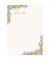 Motiv-Weihnachtsbriefpapier Elegantes Gesteck 16431117600 A4 100g 