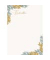 Motiv-Weihnachtsbriefpapier Elegantes Gesteck 16431117600 A4 100g 