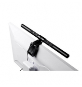 LED-Monitorlampe, schwarz, mit Klemme, dimmbar