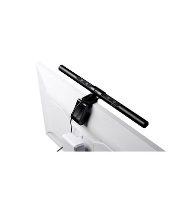 LED-Monitorlampe, schwarz, mit Klemme, dimmbar