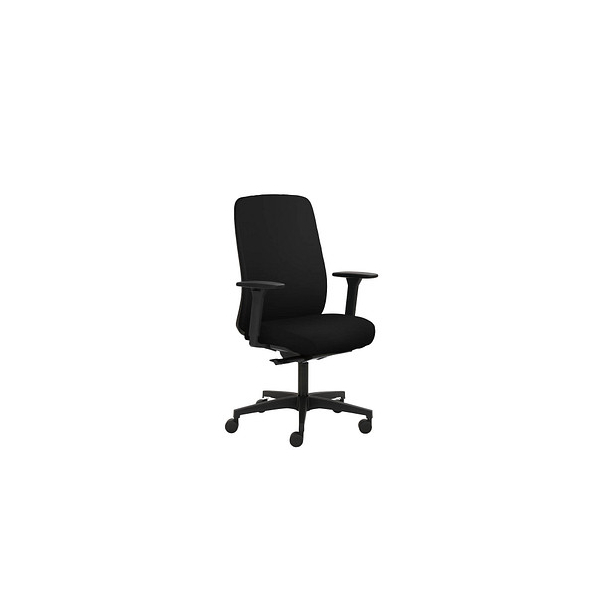 Mayer Bürostuhl , schwarz / schwarz, mit Armlehnen, bis 110kg, ohne Kopfstütze 4032376472583 Mayer