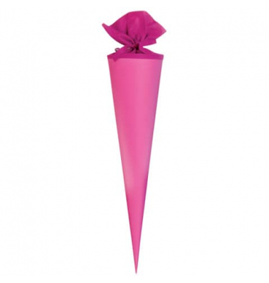 Bastel-Schult&uuml;te 97826, pink, kein Motiv, 70cm, rund
