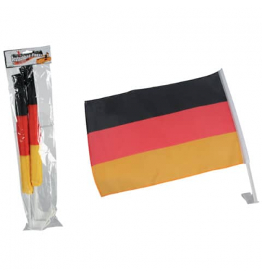 HEAD Autofahne Deutschlandflagge - 45 x 30 cm Fan-Autofahne Fan