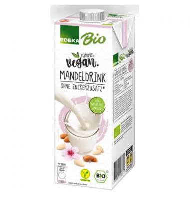 Bio Mandeldrink vegan, ungesüßt 1 l 